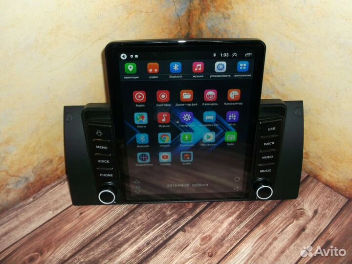 Магнитола BMW E39/E53 Android тип Тесла