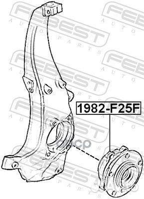 Ступица передняя 1982F25F Febest