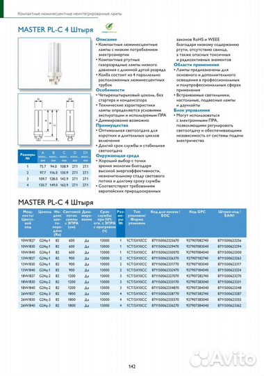 Лампа люминесцентная компактная 32W