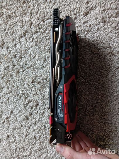 Видеокарта GTX 1070 8gb msi gamming x
