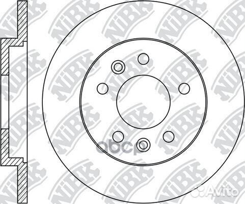 Диск торм.зад. RN2043 NiBK