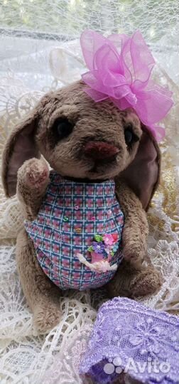 Зайка в стиле тедди