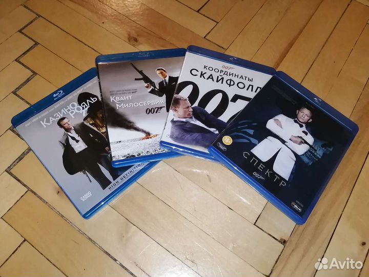 Джеймс Бонд, фильмы BluRay