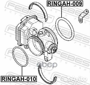 Кольцо уплотнительное дроссельной заслонки renault