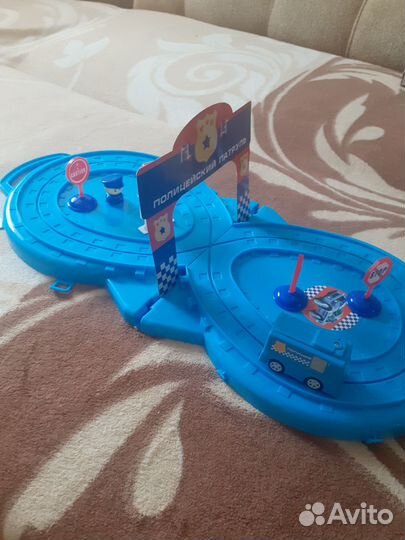 Полицейский автотрек в чемоданчике