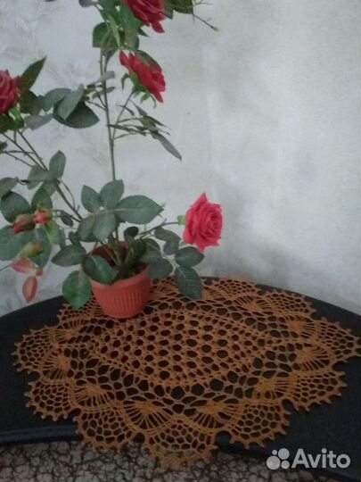 Вязанные салфетки