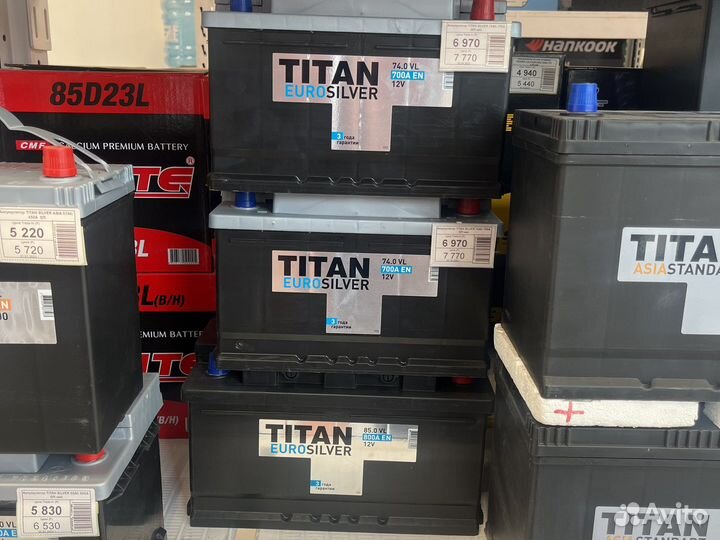 Аккумулятор Titan 60Ah 540а О/П