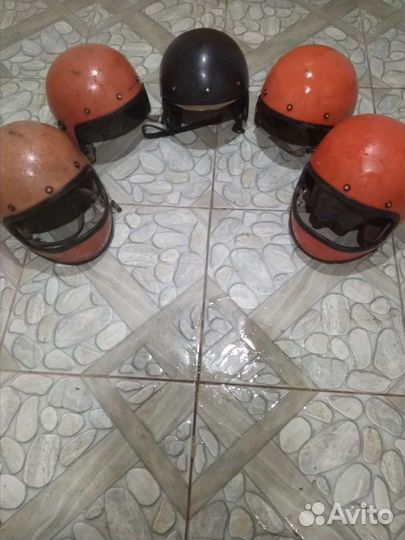Мотошлемы ретро СССР