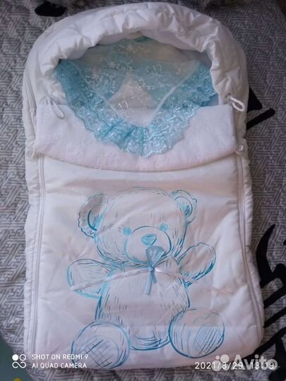 Конверт на выписку новый. Осень - Весна