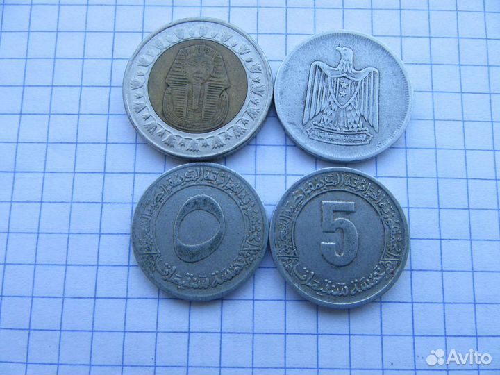 Монеты Америки. Африки. Азии