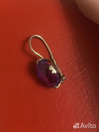 Серьги серебро