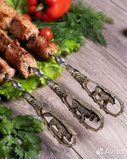 Набор шампуров подарочный (6шт)