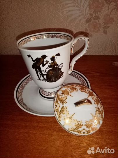 Большая чайная пара Дулево