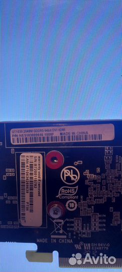 Видеокарта gt 1030 2gb gddr5
