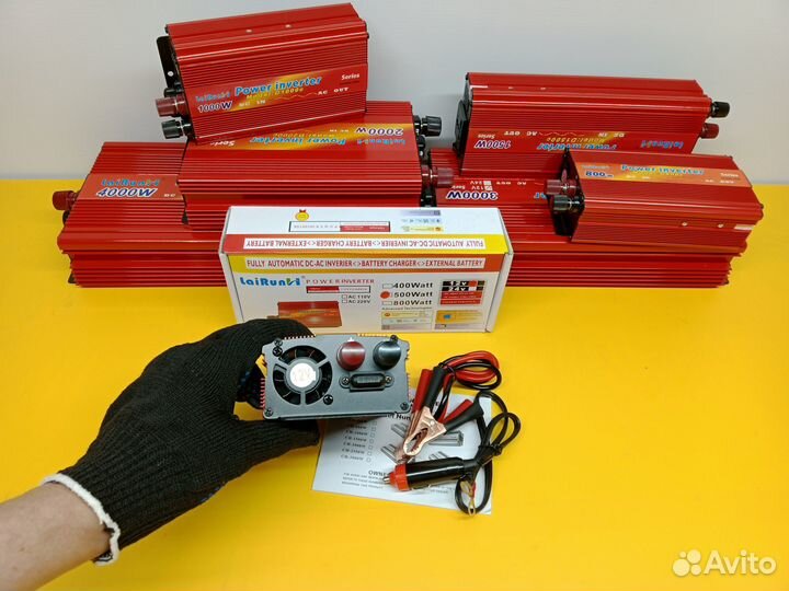 Инвертор 12 - 220 вольт 500 ватт