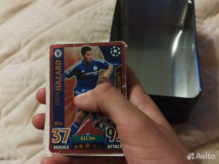 Фут. карточки уефа 2015года(60 штук в наборе)