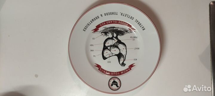 Столовая посуда 222fifth фарфор Know Your Meats