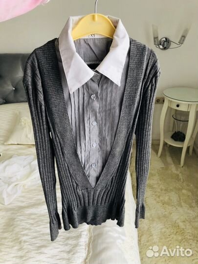 Кофта-жакет для школы