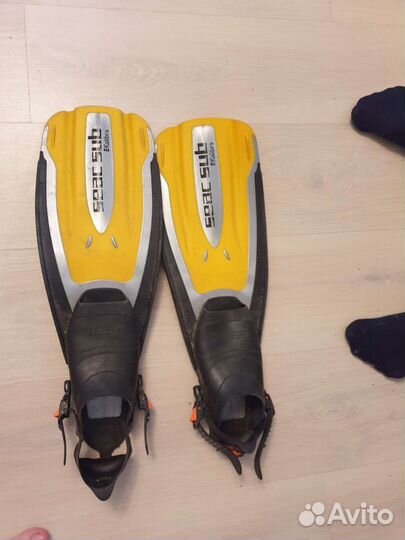 Ласты для плавания размер с 34 до 39 регулируется