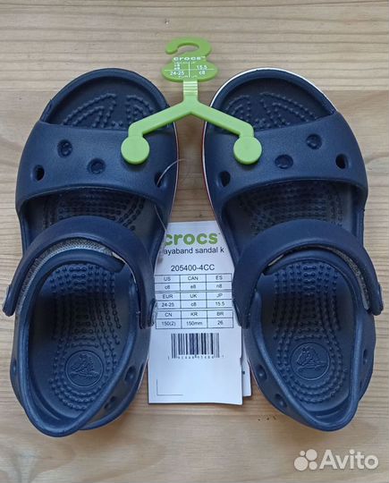 Детские сандалии Crocs новые C8