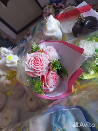 Мыльные букеты