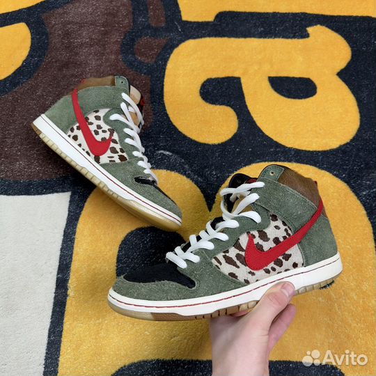 Nike dunk SB high dog walker Данки