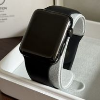 Apple watch series 2 42mm black stainless steel