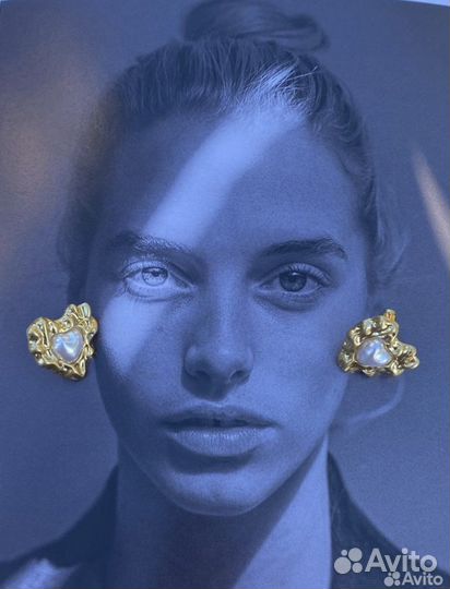 Серьги в стиле Ysl