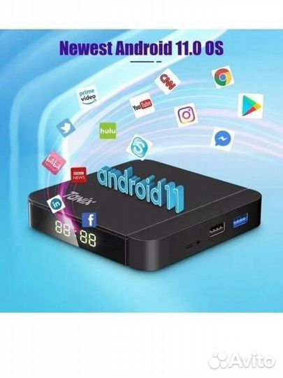 TV-бокс Android, Tanix W2, 4Гб/32Гб, S905W2