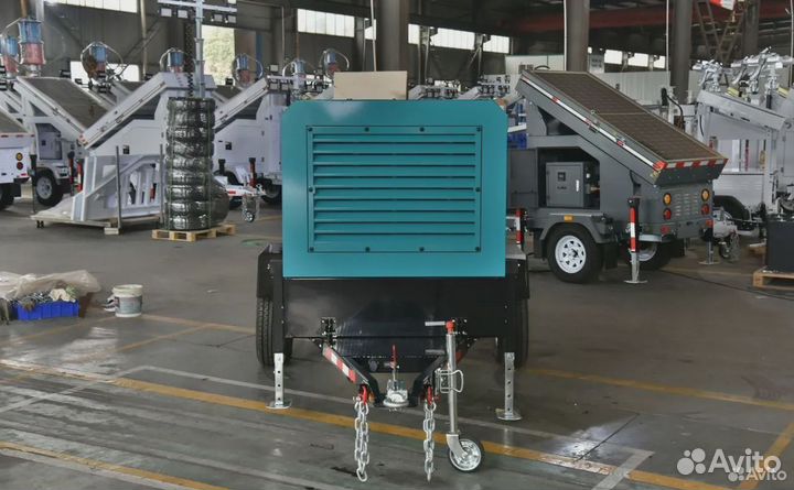 Компрессор дизельный передвижной 5.2м3/мин (isuzu)