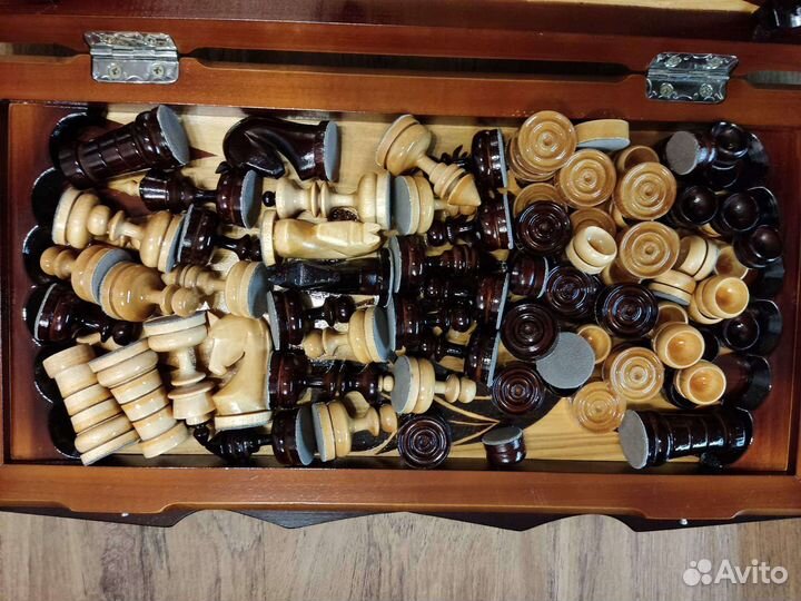 Шахматы, нарды, шашки ручной работы