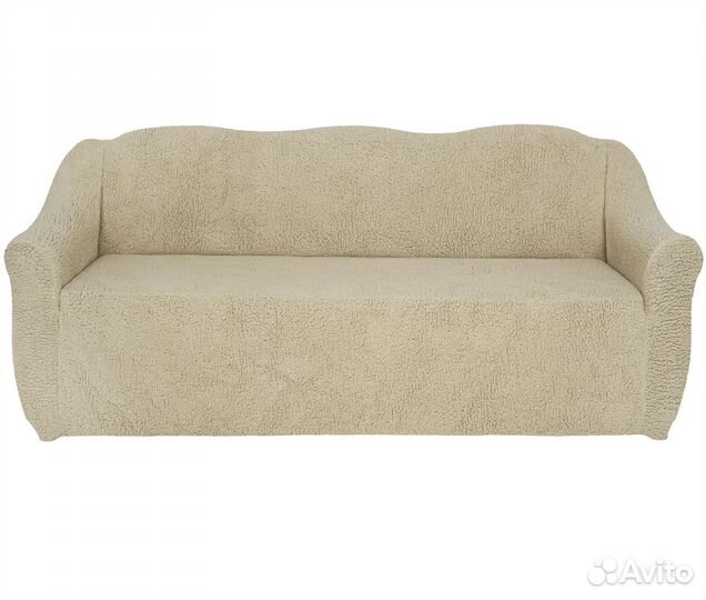 Чехол на диван и кресла плюшевый антикоготь