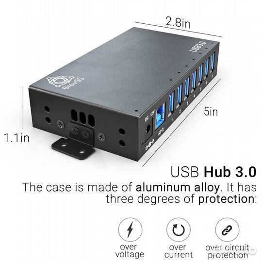 USB-hub 7 разъемов USB 3.0