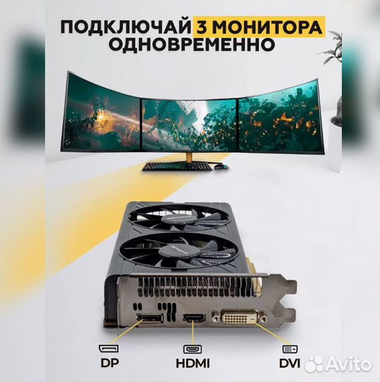 Видеокарта Radeon RX 580 8 гб