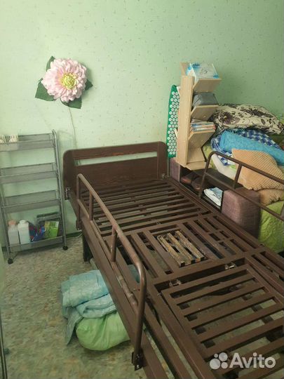 Кровать для лежачих больных с туалетом