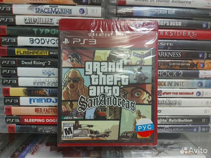 GTA: San Andreas PS3 новые диски