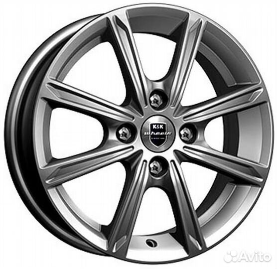 Диск K&K Флэш 5х14 PCD 4х98 ET 35 DIA 58,6 блэк пл