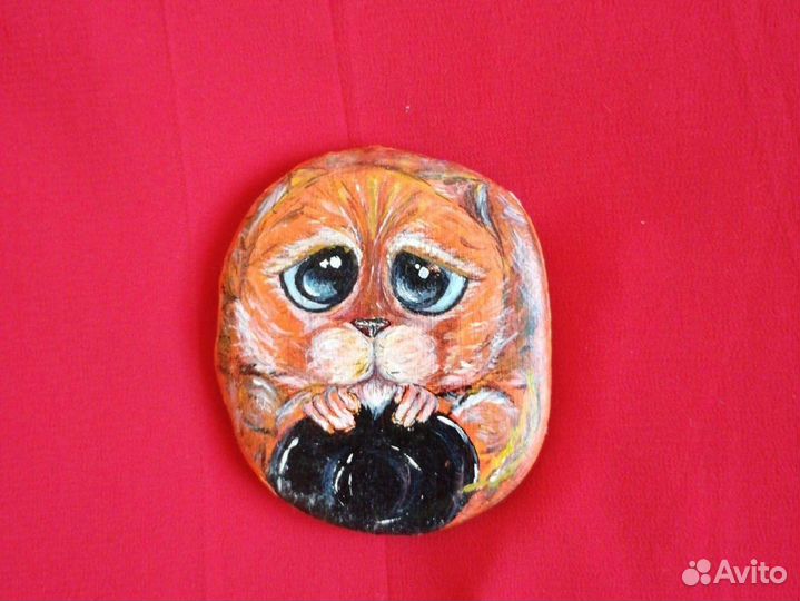 Фигурки животных из мультфильмов рисунок на камне