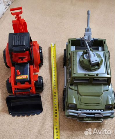 Игрушки. Машинки, экскаватор, бульдозер