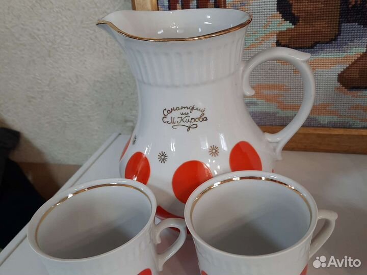 Кувшин и бокалы СССР