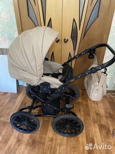 Коляска 2 в 1 эко кожа