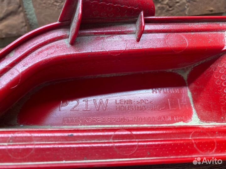 Фонарь задний в бампер левый Hyundai Creta 16-20