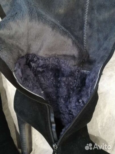 Зимние Сапоги ботфорты