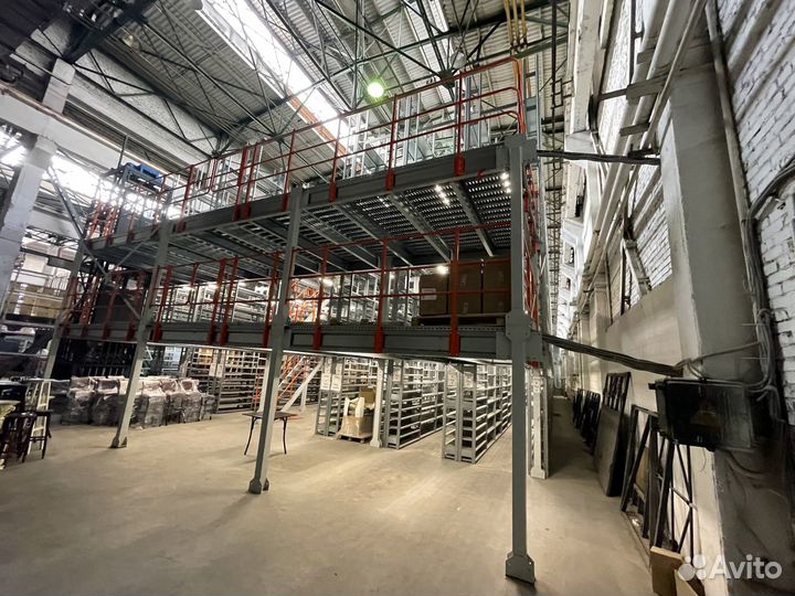 Мезонин полочный 3-х уровневый (+1 в перспективе)