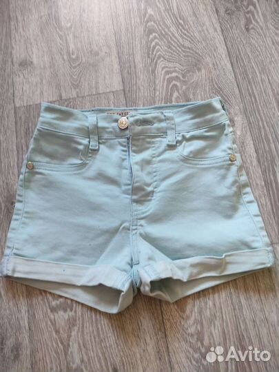 Джинсовые шорты для девочки 128 134