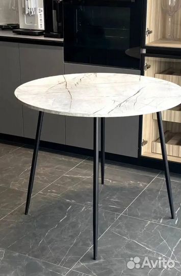 Кухонный стол новый (есть 2 цвета, диаметр 90)