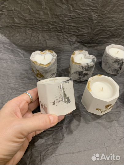 Свечи ручной работы из соевого воска