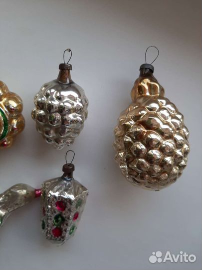 Елочные игрушки ссср, стоимость за все игрушки