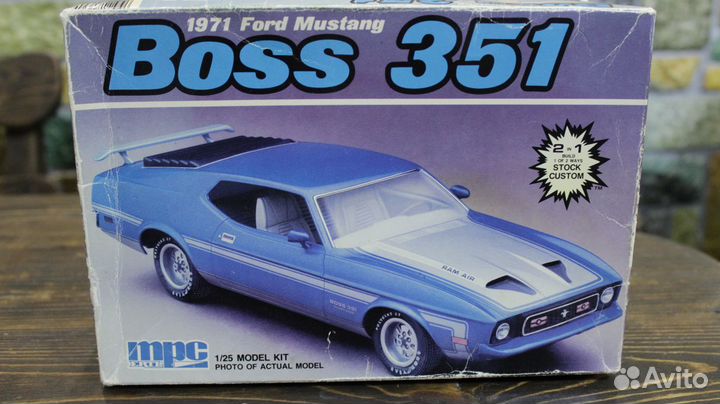 Сборная модель 1/25 Ford Mustang Boss 351