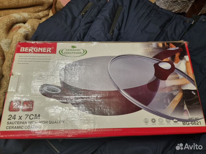 Новый сотейник с керамическим покрытием